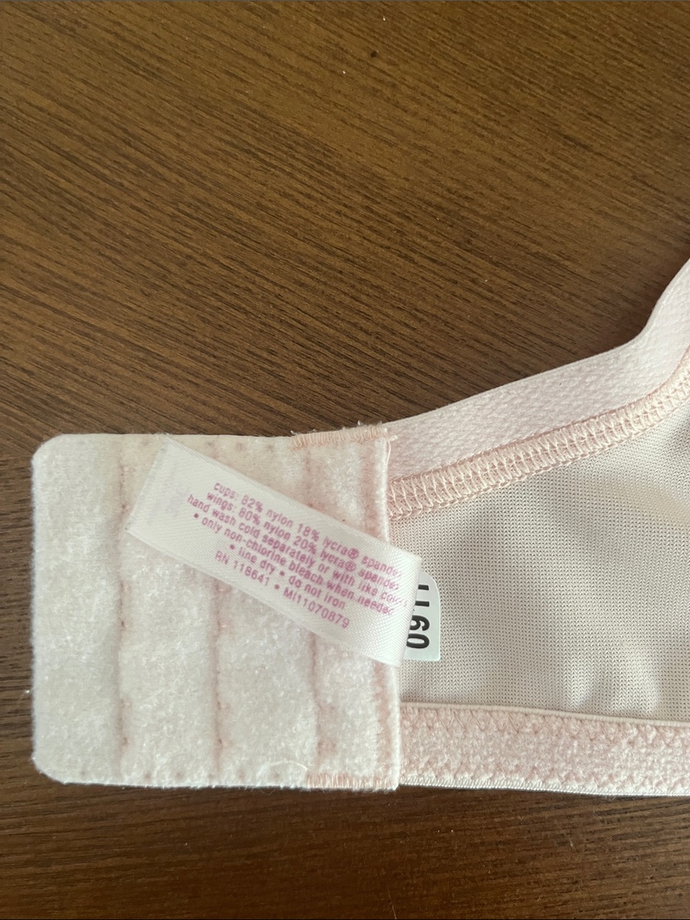 Cacique Soft Light Pink Bra with Underwire Lightly Padded Size 38C - Picture 6 of 6